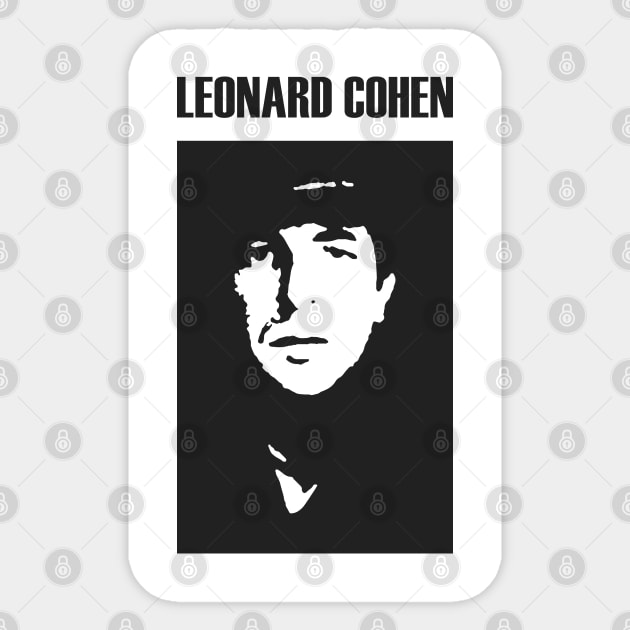 Leonard Cohen Sticker by ProductX